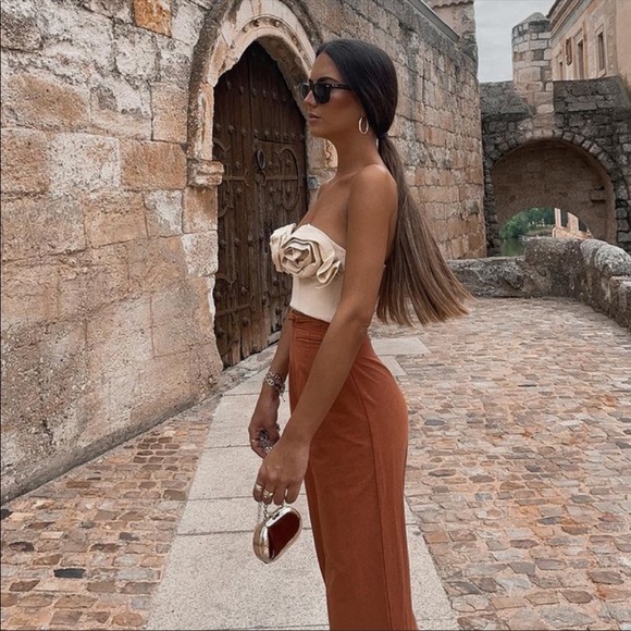 Zara blogger favorite floral crop top - Picture 8 of 11